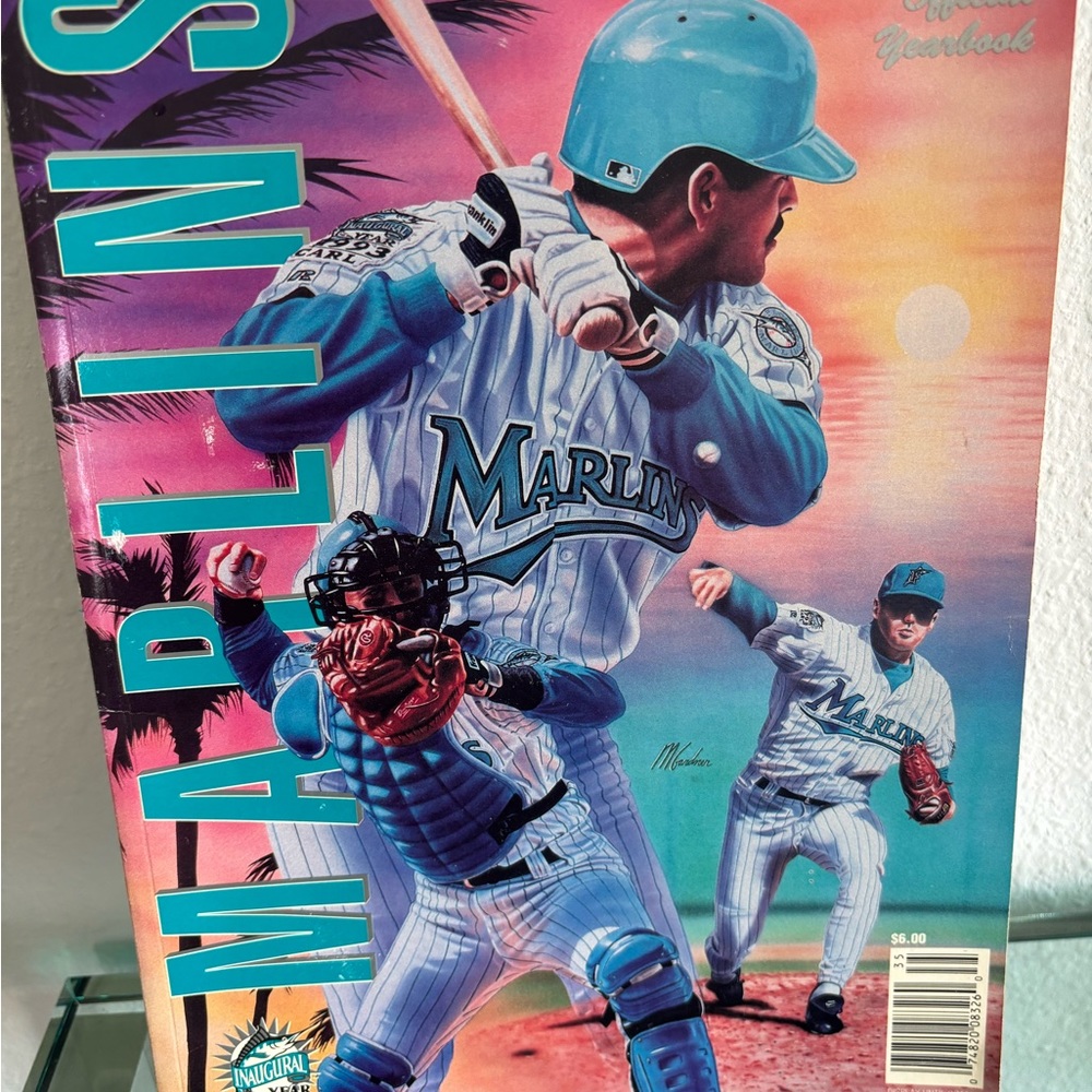 1993 Marlins in inaugural year official yearbook